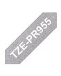 Brother TZE-PR955 label-making tape White on silver