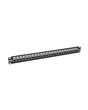 Tripp Lite N254-024-SH-6A 24-Port 1U Rack-Mount STP Shielded Cat6a Feedthrough Patch Panel, RJ45 Ethernet, TAA