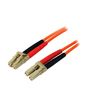 StarTech.com 1m Fiber Optic Cable - Multimode Duplex 50/125 - LSZH Fiber Jumper Cord - LC/LC