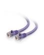 C2G 1.5m Cat5e 350MHz Snagless Patch Cable networking cable Purple